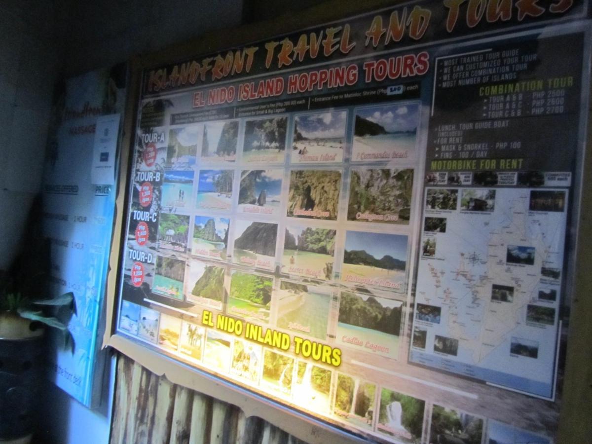 Islandfront Cottages And Restaurant El Nido Esterno foto